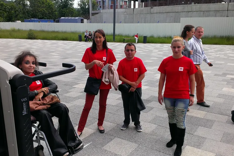 Lecţie ÎNVĂŢATĂ!: Persoanele ”ţintuite” în scaun cu rotile au avut acces liber la concertul UB 40 de pe Cluj Arena - FOTO