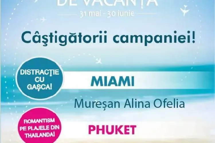 Iulius Mall îi trimite pe trei clujeni în vacanță la Miami, Phuket și Antalya(P)