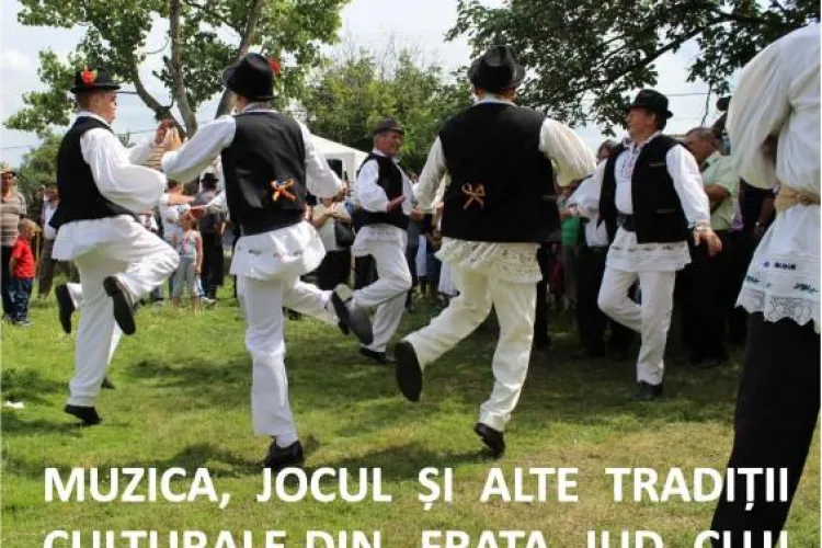 Muzică, jocuri și tradiții populare din satul clujean Frata la Muzeul Etnografic