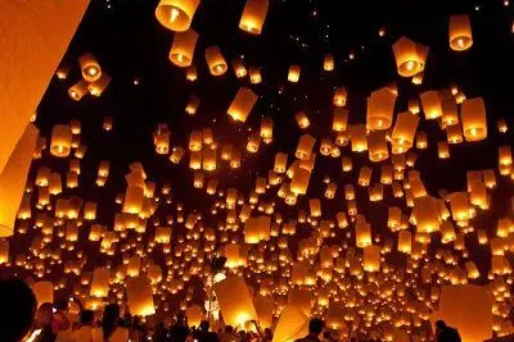 Lansare de lampioane în memoria victimelor de la Muntenegru