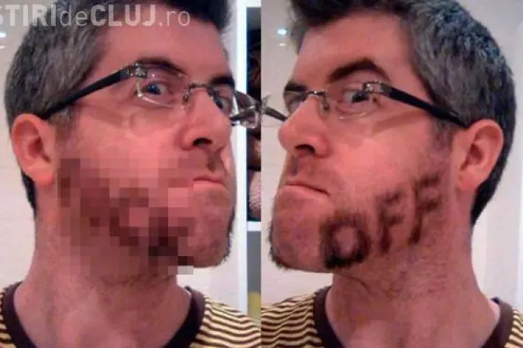 IMAGINEA ZILEI: Ce model inedit și-a făcut un bărbat pe barbă FOTO