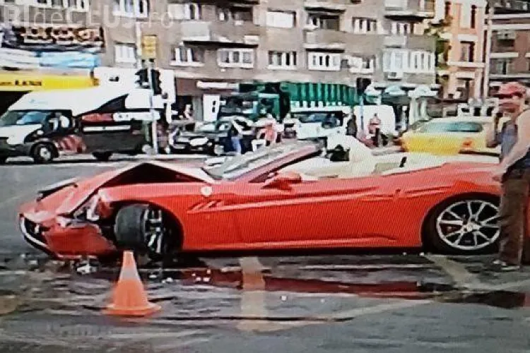 Manelistul Adi Minune, accident cu Ferrari-ul său de 180.000 de euro