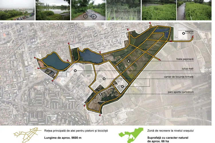 Parc de 6 hectare Între Lacuri propus de ecologiștii clujeni. VEZI întreaga locație
