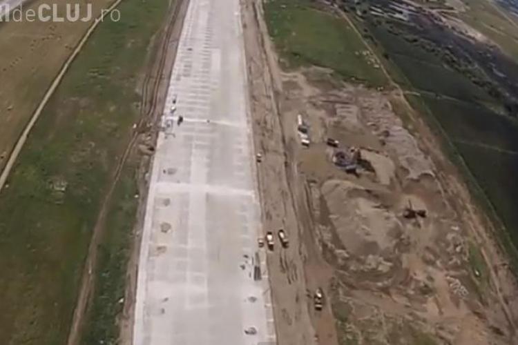 Cum arată pista Aeroportului Internațional Cluj? Filmare aeriană spectaculoasă - VIDEO