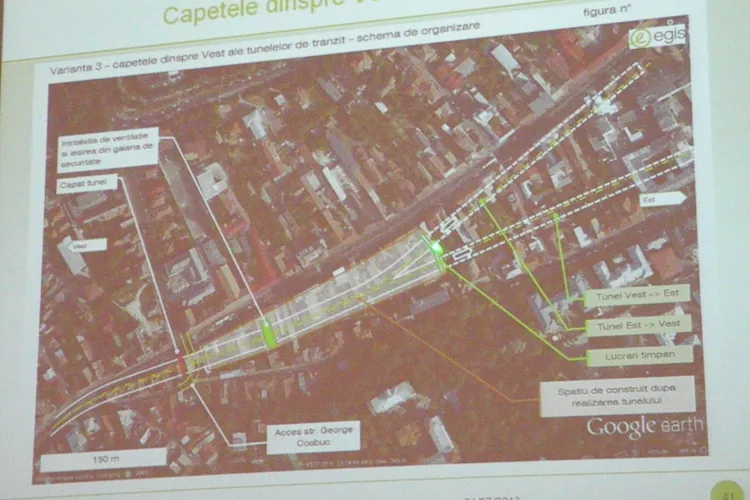 Un tunel subteran în Cluj-Napoca, cu săpătură subterană, presupune demolarea a 16 clădiri pe Clinicilor