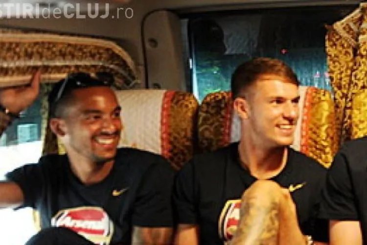 CLIPUL ZILEI: Surpriză incredibilă pentru jucătorii de la Arsenal când s-au uitat pe geamul autocarului VIDEO