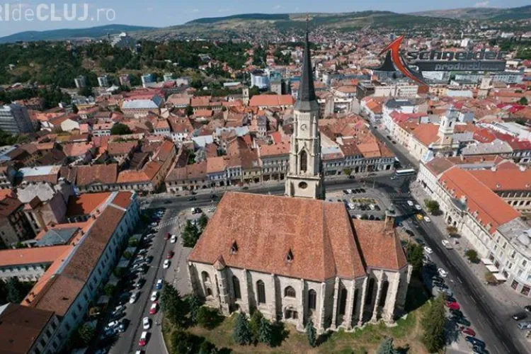 Clujul cum nu l-ai văzut niciodată. FOTO realizate cu o dronă de la mare înălțime 