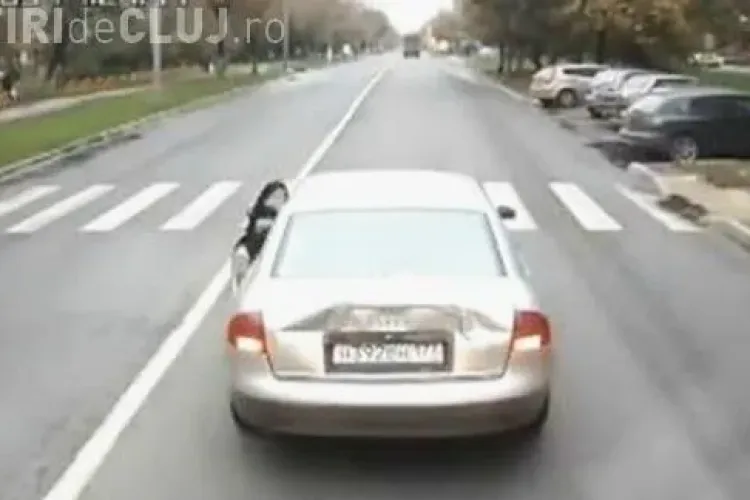 CLIPUL ZILEI: Ce se întâmplă când enervezi un șofer de camion VIDEO