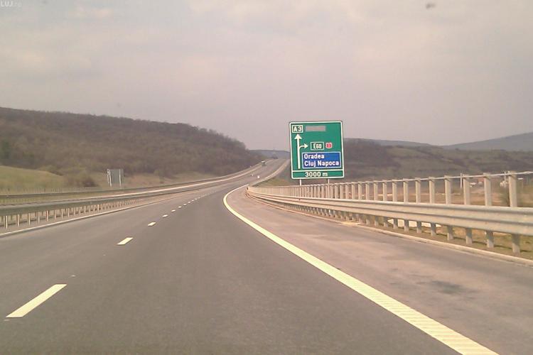 Șofer prins cu 209 km/h pe Autostrada Transilvania. TREI luni va sta fără permis