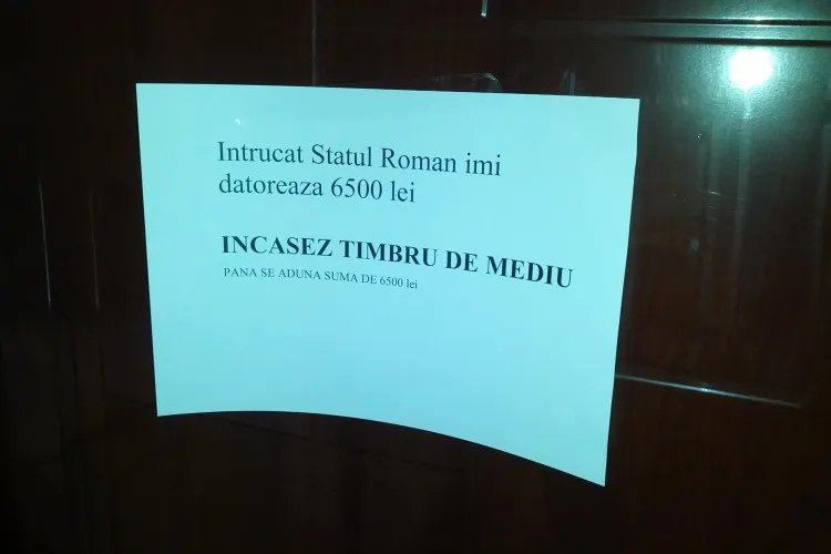 Un clujean încasează TIMBRUL de MEDIU în locul Finanțelor Publice. De ce a recurs la acest gest DISPERAT