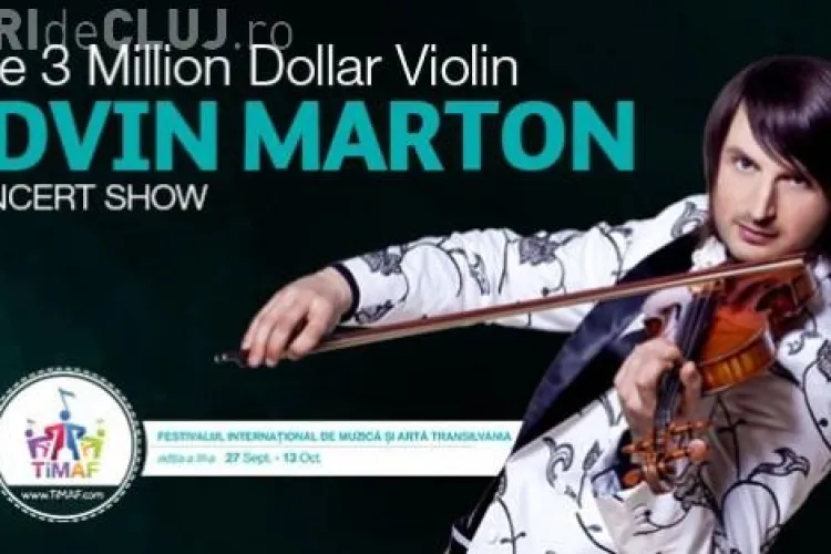 Știri de Cluj te trimite la concertul Edvin Marton. Vezi cum poți câștiga unul din cele 20 de bilete