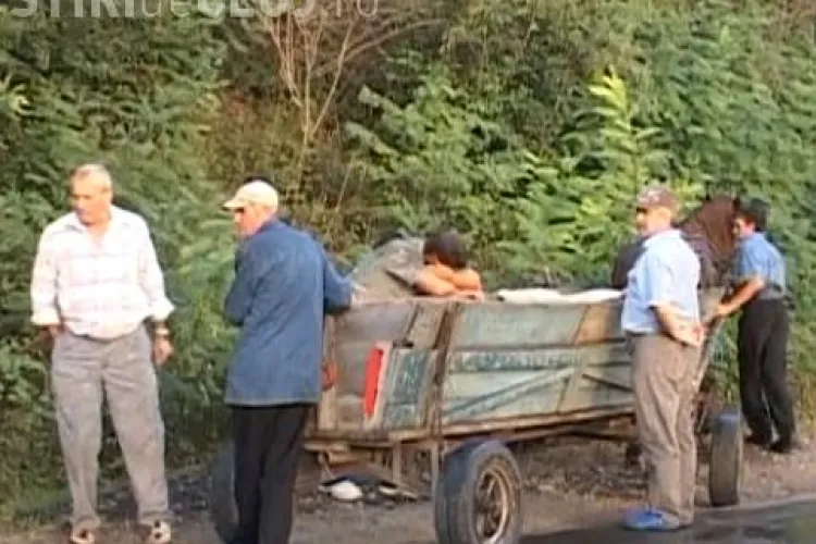 Clujean găsit într-o baltă de sânge la marginea drumului VIDEO