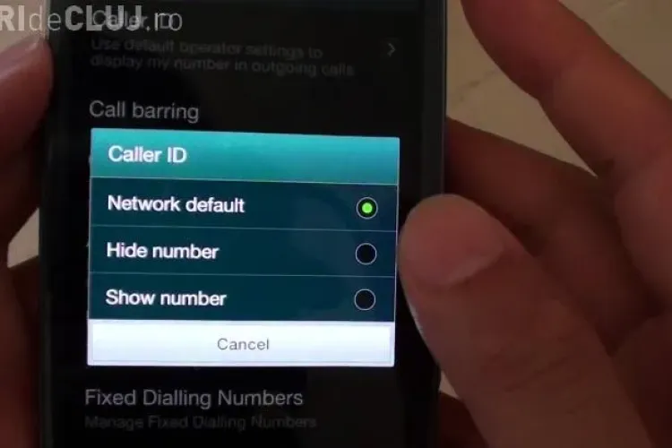Cum vezi numărul de telefon al unei persoane care te sună cu număr ascuns