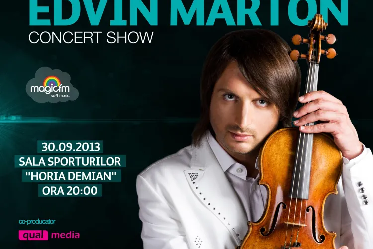 Edvin Marton va susține un concert la TIMAF Cluj 2013, în septembrie. Cât costă biletele?