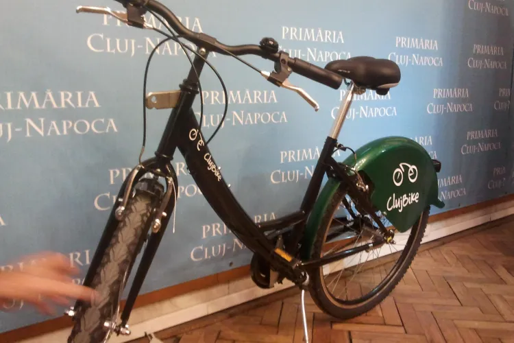 Așa arată bicicleta din proiectul BIKE SHARING CLUJ. Vor fi 500 de bucăți la Cluj-Napoca - FOTO