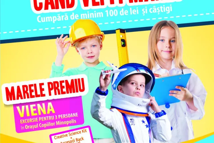 Iulius Mall Cluj te trimite în orășelul copiilor ”MINOPOLIS”, din Viena (P)