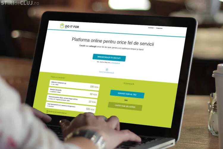 Clujeni GENIALI! Trei tineri au creat un site prin care externalizează sarcini: făcut curăţenie, pus gresie, plimbat câini