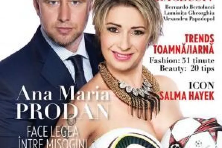Anamaria Prodan apare dezbrăcată într-un nou pictorial, alături de Reghecampf