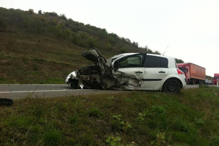 Accident pe centura Apahida. Trei mașini s-au făcut praf. E implicat un autoturism de la Direcția Agricolă Cluj - VIDEO