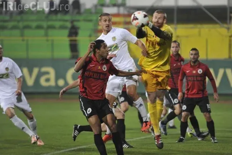 Înfrângere pentru ”studenți”: FC Vaslui-”U” Cluj 2-0