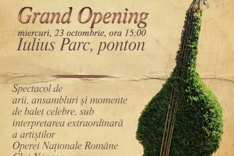 Iulius Parc se inaugurează în 23 octombrie. Clujenii sunt așteptați la concert