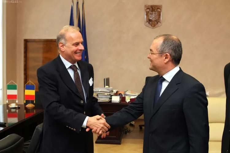 Ambasadorul Italiei în vizită la Primăria Cluj-Napoca: Susțin Clujul! - FOTO