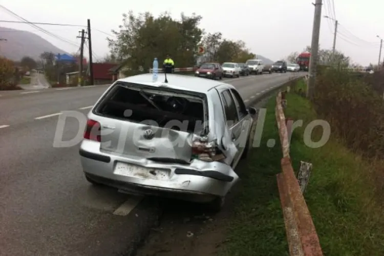 Accident cu o victimă la ieșirea din Dej. Un TIR și două mașini au fost implicate