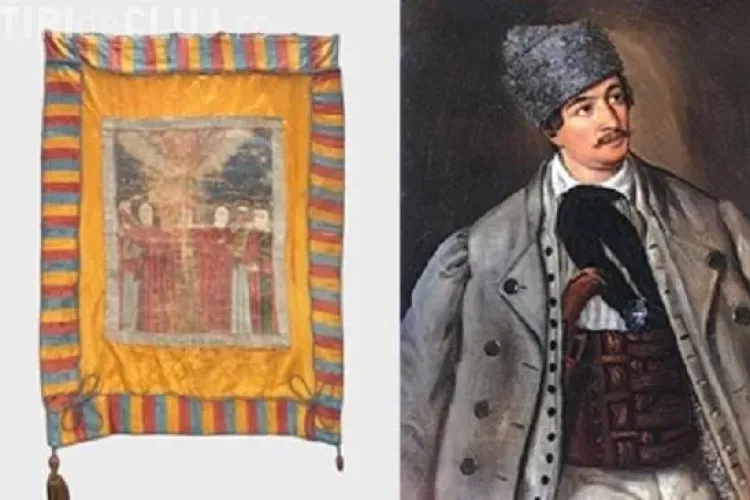 Steagul de luptă al lui Avram Iancu se vinde cu 10.000 de euro