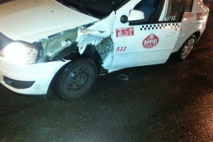 Accident la Fabrica de bere Ursus. Un șofer i-a tăiat calea unui taximetrist FOTO
