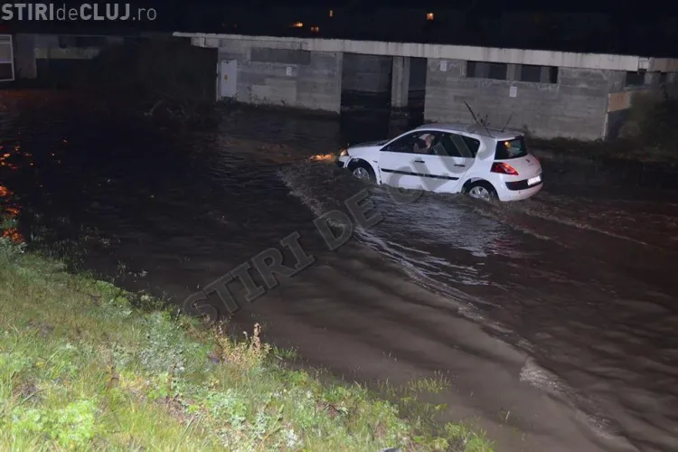 Inundații în Florești, în urma ploii de luni seara! Primarul Șulea către oameni: Voi nu vedeți unde v-ați mutat! - FOTO