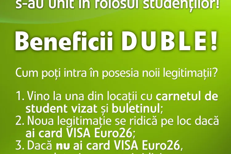 OmniPass și StudCard se unesc într-un singur card. Vezi de unde îți ridici de astăzi cardul de reduceri pentru studenți