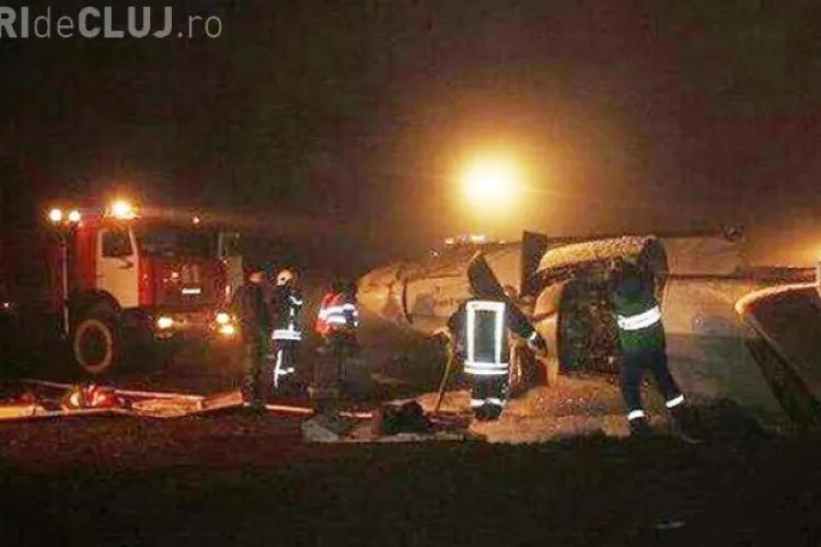 VIDEO cu momentul în care s-a prăbușit Boeingul din Rusia! 50 de persoane au murit