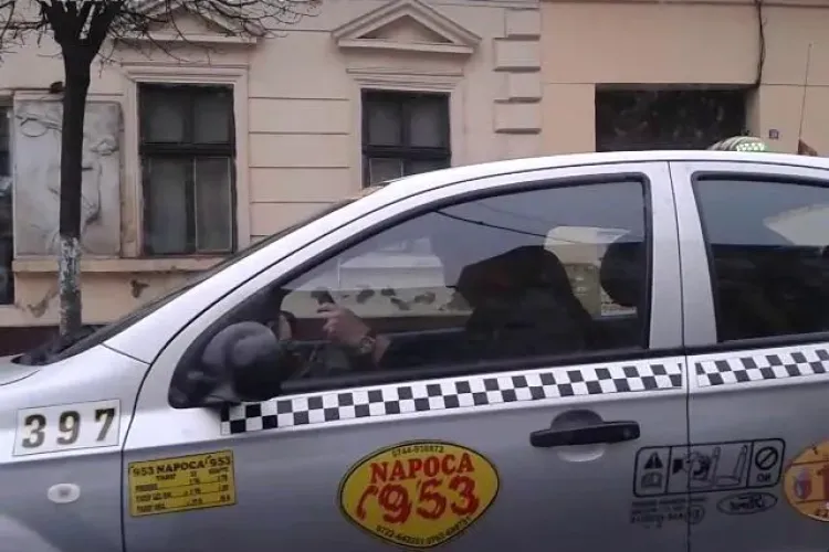 Medic clujean, TERORIZAT în trafic de un taximetrist de la firma Napoca, care voia să-l RUPĂ în BĂTAIE - VIDEO și FOTO cu taximetristul agresiv