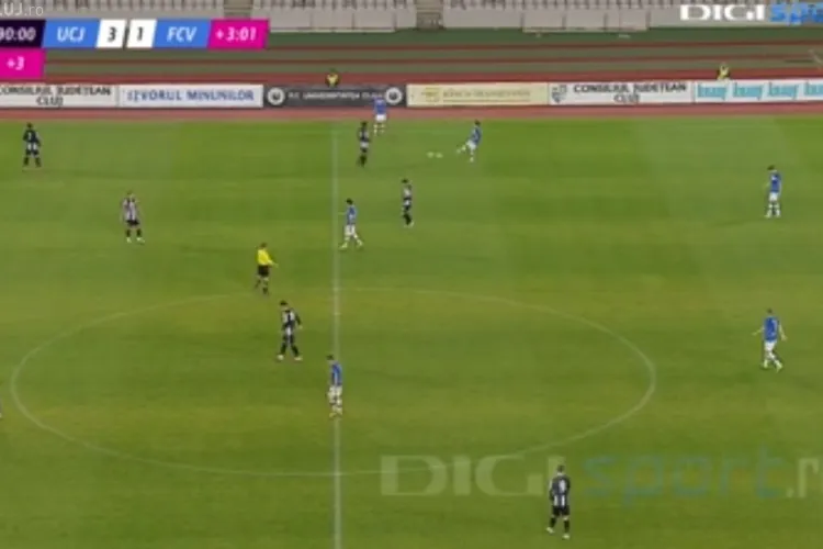 U Cluj - Viitorul Constanța 3-1 REZUMAT VIDEO - ”Studenții” prind aripi