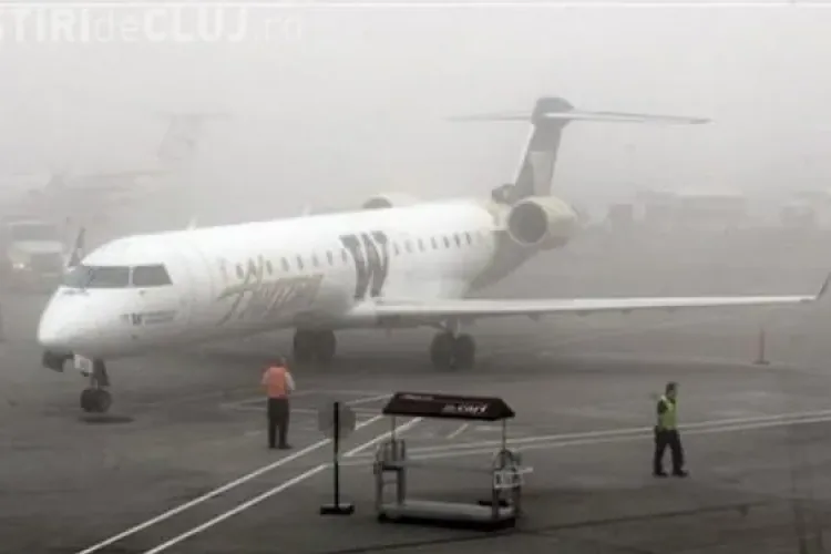O cursă de la Lufthansa ce trebuia să ajungă la Sibiu a fost redirecționată la Cluj din cauza ceții
