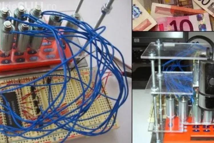 Un român a inventat mașina de făcut bani. Sustrage legal zeci de mii de euro din bănci