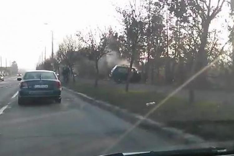 Doi poliţişti implicaţi într-un accident pe Corneliu Coposu! Au fost loviţi de o doctoriţă - VIDEO