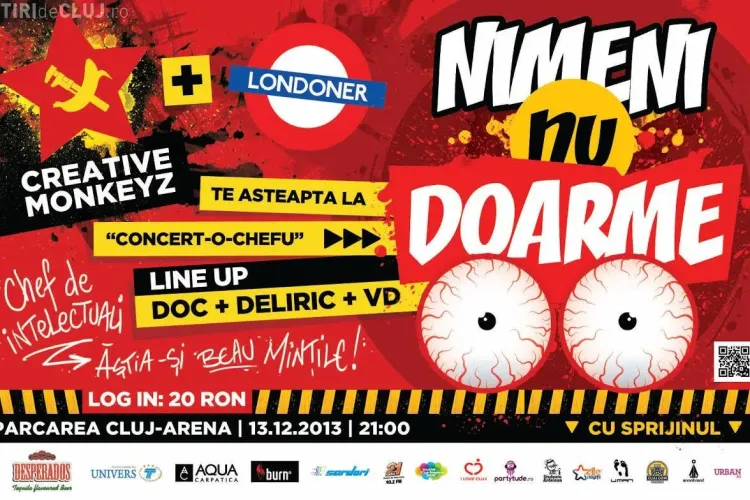 Petrecere BOMBĂ cu RObotzi în parcarea subterană a Cluj Arena - FOTO