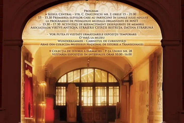 Expoziție de echipament militar antic și tururi gratuite la Muzeul Etnografic Cluj. Vezi programul