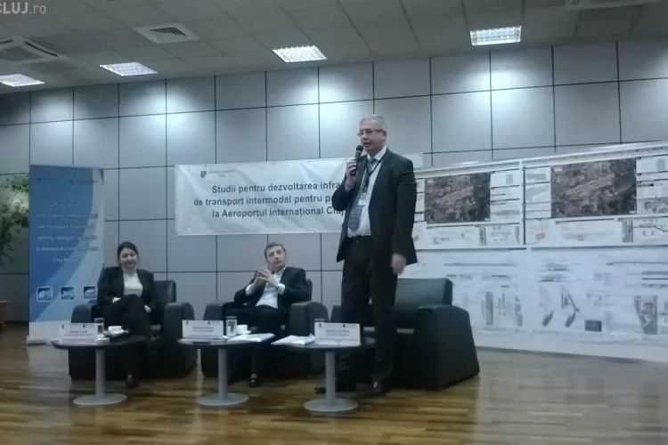Pasaj subteran sau pasarelă de la Aeroportul Cluj până la Gara Someșeni - VIDEO