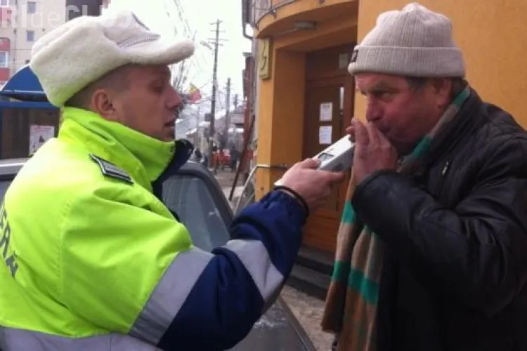 Un șofer din Dej a băut 5 litri de bere și s-a urcat la volan: A venit Crăciunul mai repede! - VIDEO