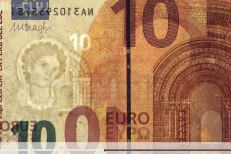 Ies pe piață noi bancnote de 10 EURO. CUM ARATĂ - FOTO