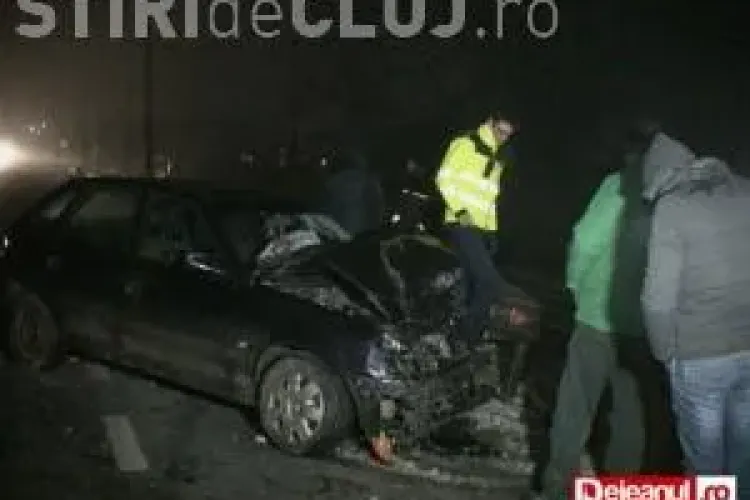 Accident grav la Dej. Trei mașini au fost făcute praf VIDEO