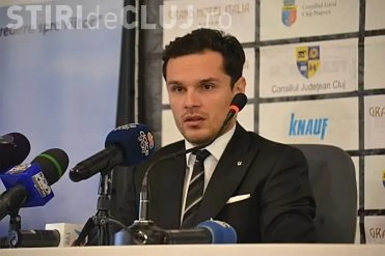 Președintele ”U” Cluj reacționează la banner-ul jignitor la adresa lui Walter: ”Este socant!”