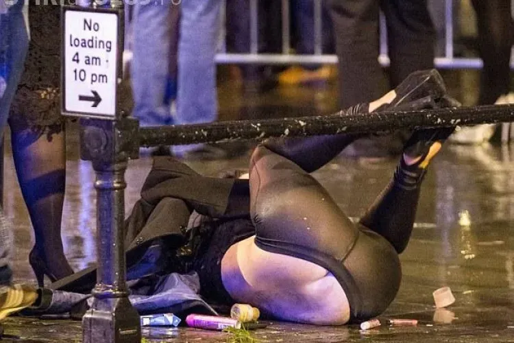 BEȚIA de CRĂCIUN din Anglia surprinsă în imagini - FOTO