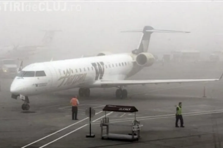 Mai multe zboruri au fost anulate de pe Aeroportul Cluj-Napoca din cauza ceții