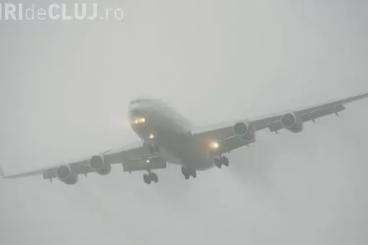 Ceața cauzează probleme la Aeroportul din Cluj. Șapte zboruri au fost amânate UPDATE