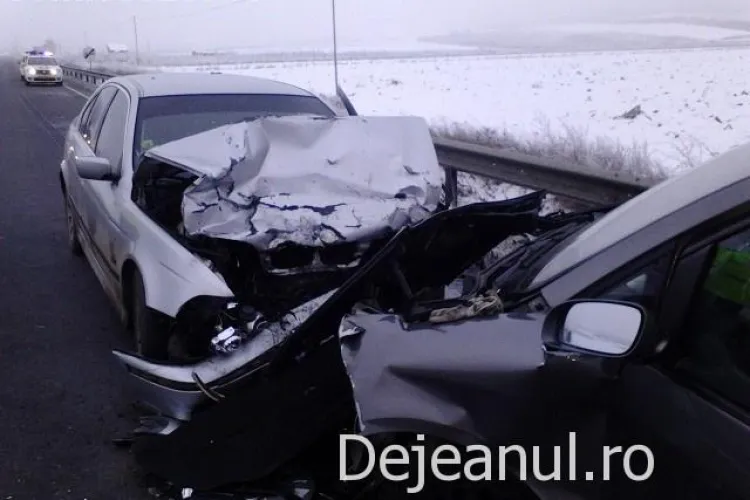 Accident grav la Uriu. Un copil de 4 ani e în stare gravă la spital FOTO