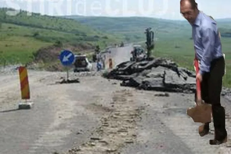 Boc viziteaza autostrada Transilvania si centura Valcele-Apahida. Va fi oare huiduit?