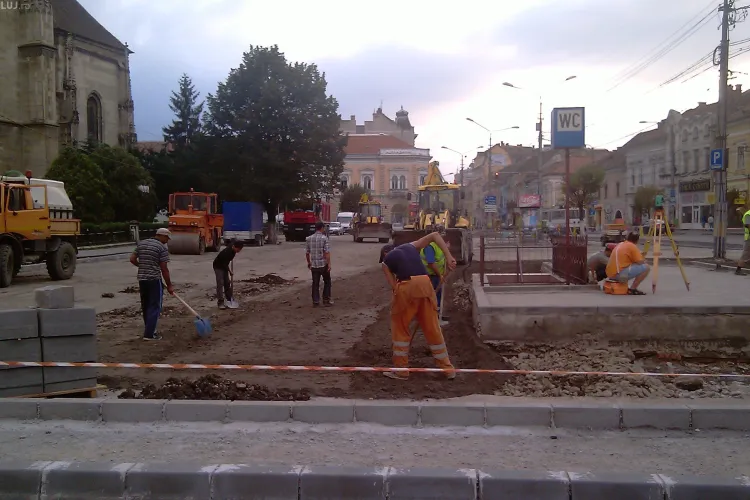 Parcarea cu bariera din Piata Unirii va fi data in folosinta la finalul lunii